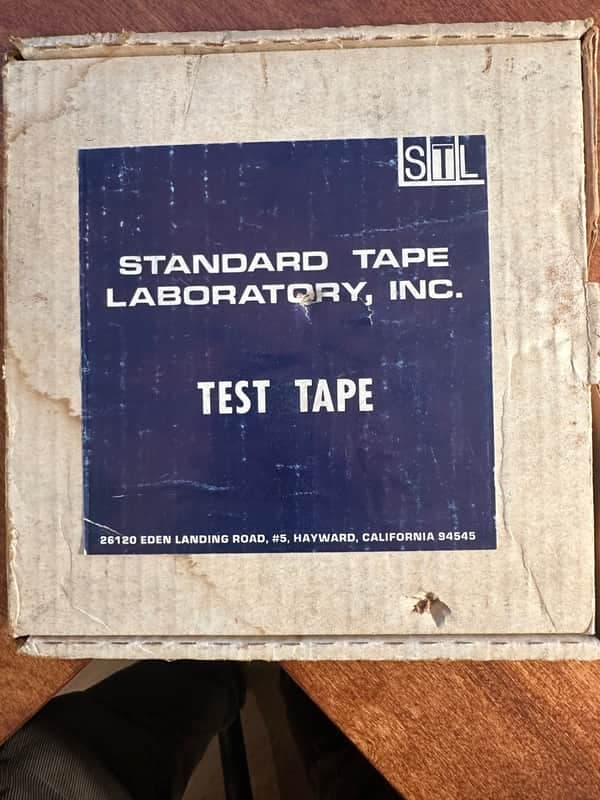 STL 1" Test Tape