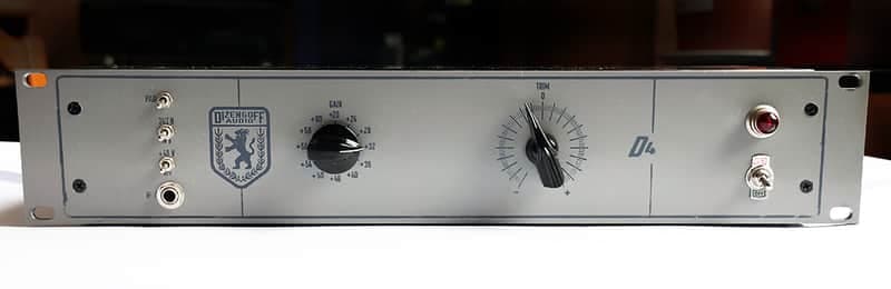 Dizengoff Audio D4 Tube Microphone Preamp 2010s - Gray