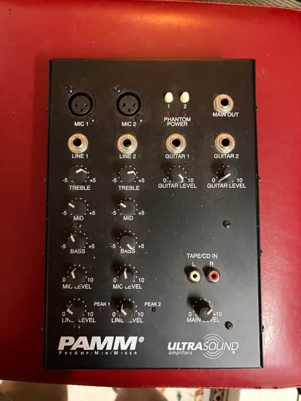Ultrasound PAMM Preamp Mini Mixer 2000s - Black