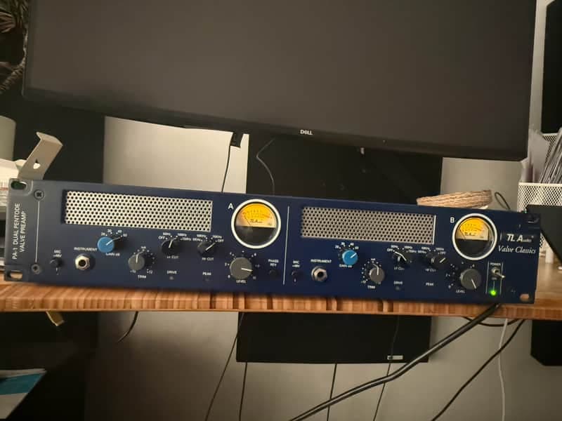 TL Audio PA-1 Valve Classics Series Dual Pentode Microphone Preamp 2010s - Blue