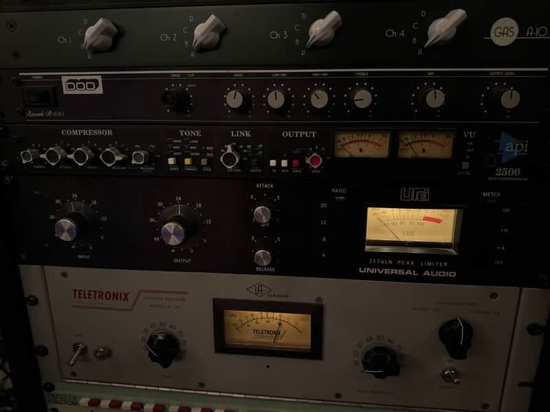 Rare Vintage Urei Universal Audio 1176LN Rev. F Limiting Amplifier 1970s - Black Panel