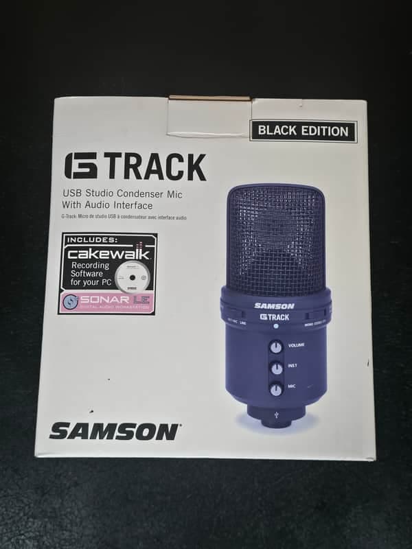 Samson G-Track Pro USB Condenser Microphone 2017 - Present - Black