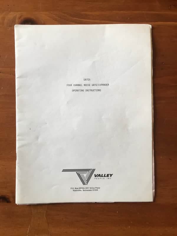 Valley International Gatex - Service Manual
