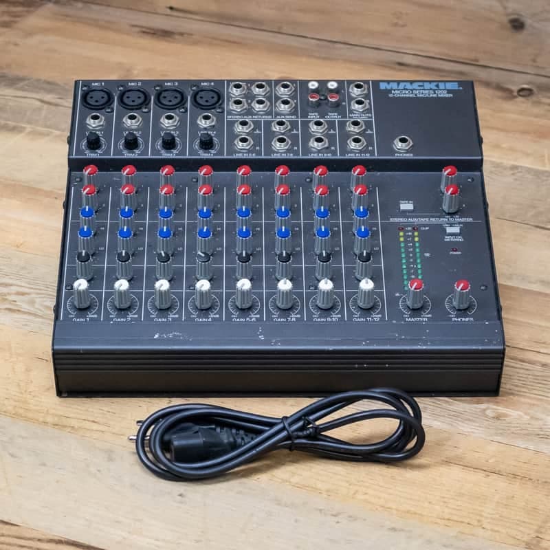 Mackie 1202 Micro Series 12-Channel Mixer w/Minor Issue Mixing Console U289079