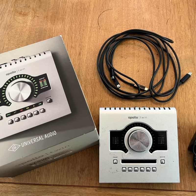Universal Audio Apollo Twin DUO Thunderbolt Audio Interface 2010s - Silver
