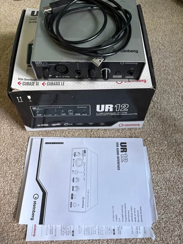 Steinberg UR12 USB 2.0 Audio Interface 2010s - Silver/Black