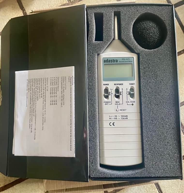 SONOMETRE ADASTRA 952.425 Années 2010 - Appareil de mesure audio
