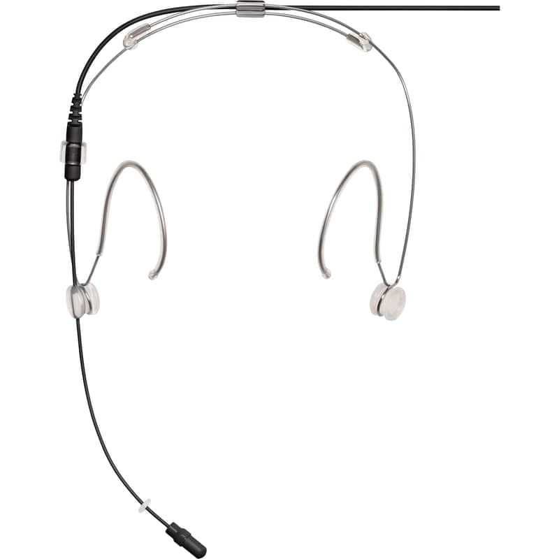 Shure DH5 Omni Condenser Headset Microphone, Black, LEMO3 Connector, Open Box (Like New)