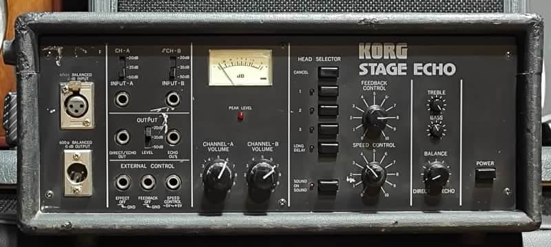 Korg SE-500 Stage Echo Tape Delay 1970s - Black