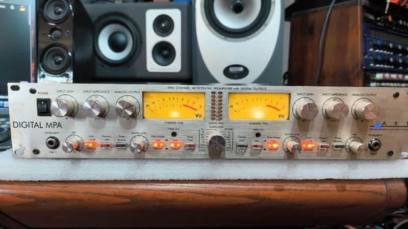 ART Digital MPA Gold Stereo Tube Microphone Preamp with digital out