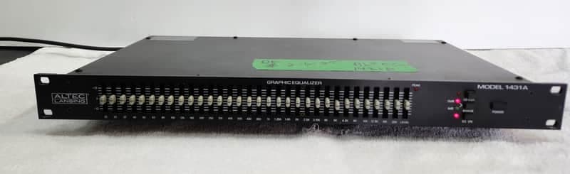 ALTEC LANSING Vintage graphic equalizer Model 1431A , 31 Band 1/3 Octave (Mono)