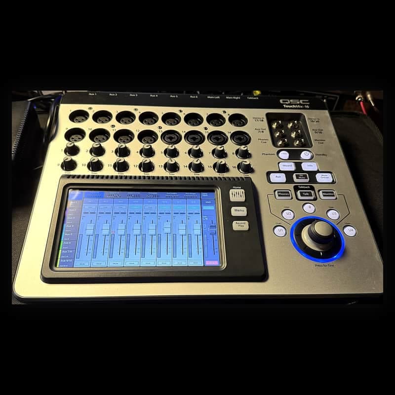 QSC TouchMix-16 Compact Digital Mixer - Mint w/ Case, PSU, Wi-Fi Adapter & Box