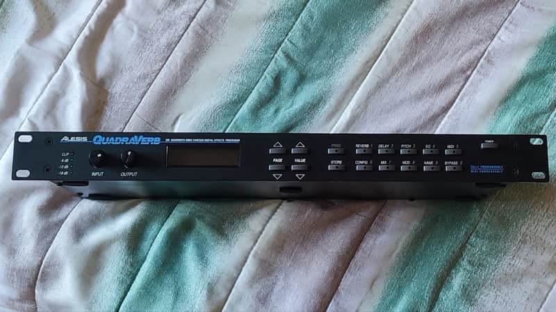 Alesis QuadraVerb 20k Bandwidth Simultaneous Digital Effects Processor 1990s - Black