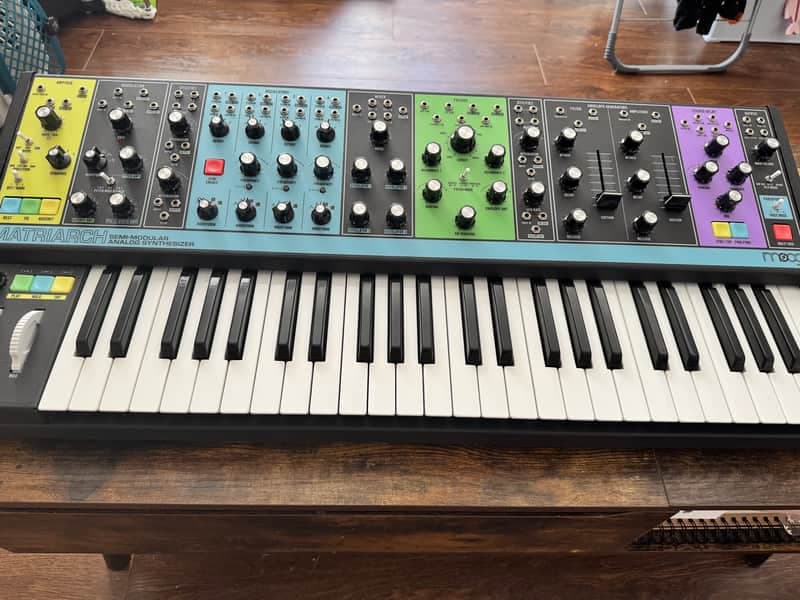 Moog Matriarch 49-Key Semi-Modular Analog Synthesizer 2019 - Present - Black / Multi-Colored Panel
