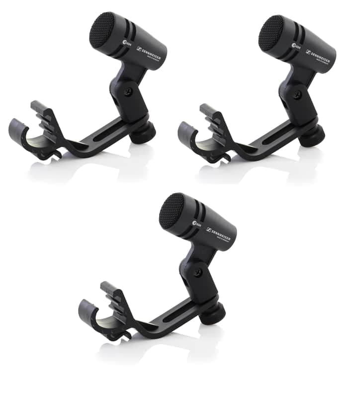 Sennheiser THREEPACK604P e604 Dynamic Drum Microphone 3-Pack - Mint, Open Box
