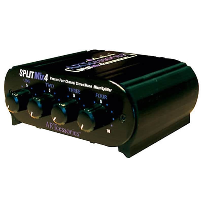 ART SplitMix4 Passive 4 Channel Stereo/Mono Splitter/Mixer