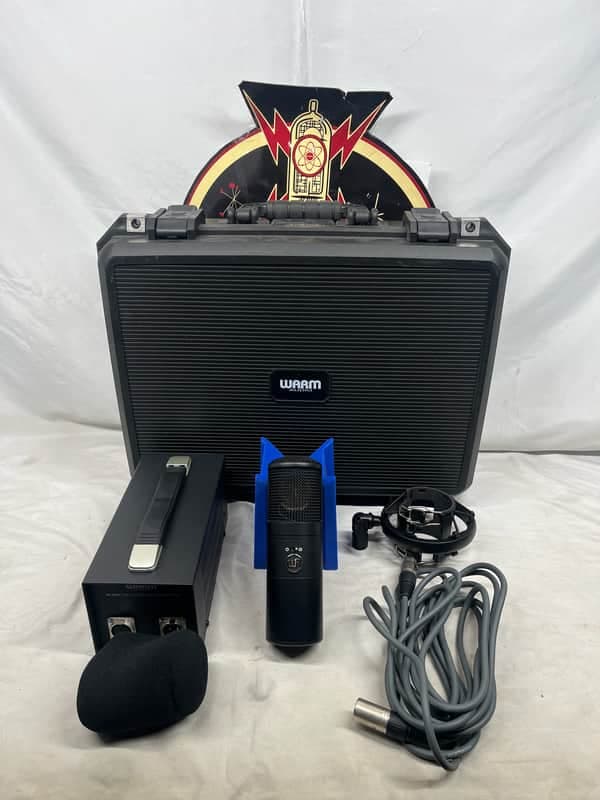 Warm Audio WA-8000 C800G-Style Large Diaphragm Tube Condenser Microphone with Shock Mount and Case