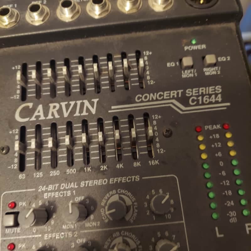 Carvin C1644 concert series mixer 2000 to 2010 - Black