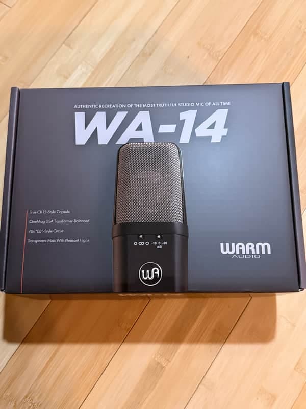 Warm Audio WA-14 Multipattern Brass Capsule Condenser Microphone 2017 - Present - Black