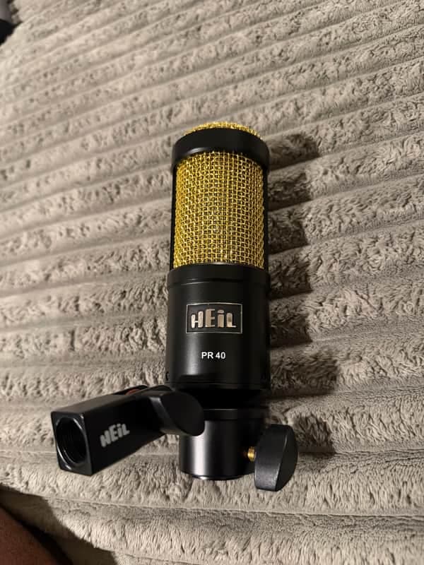 Heil PR40 Large Diaphragm Dynamic Microphone 2010s - Black / Gold
