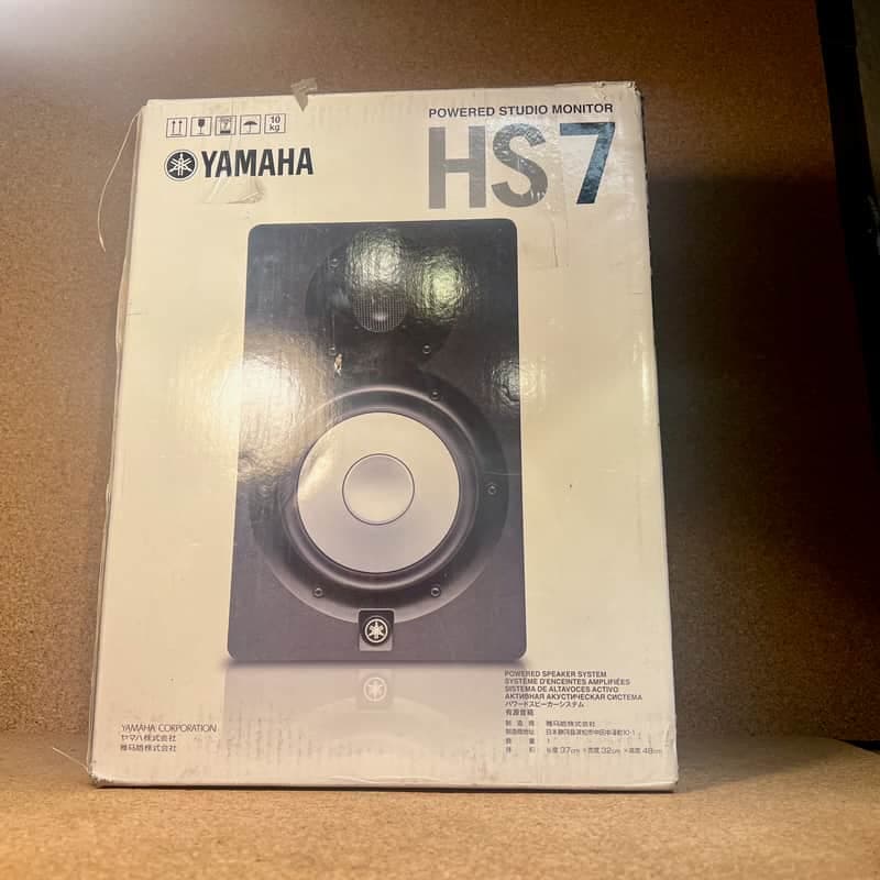 Yamaha HS7 6.5" Powered Studio Monitor (Single) – Demo unit – Boxed – Warranty