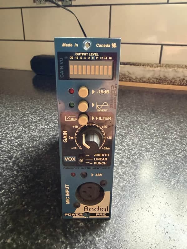 Radial PowerPre 500 Series Mic Preamp Module 2010s - Blue