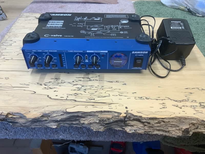 Samson C-Valve Tube Mic Preamp 2000s - Blue