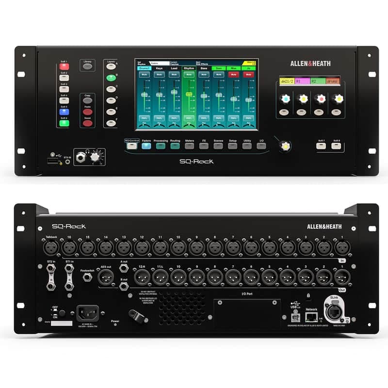 Allen & Heath AH-SQ-RACK 48-Channel Rackmount Digital Mixer - Mint, Open Box