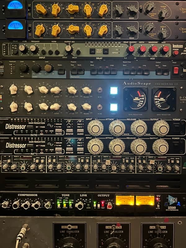 AudioScape Engineering Co. DC-101 D-COMP 2-Channel Limiter / Compressor 2018 - 2021 - Green