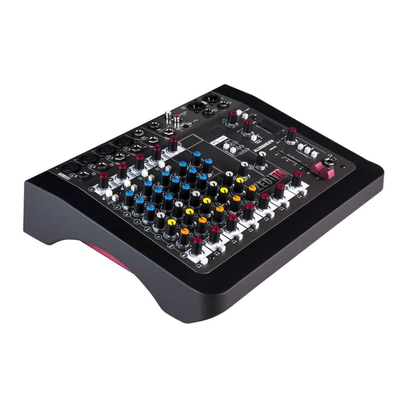 Allen & Heath ZEDi-10 Hybrid Compact Mixer / USB Interface with XLR Main Outputs 3-Band EQ and Low Cut Filter