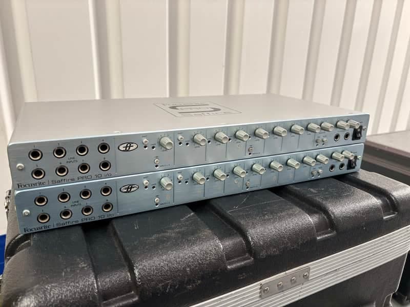 Focusrite Saffire PRO 10 I/O 8-Channel Mic Preamp FireWire Interface Silver