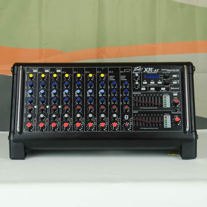 Used Peavey XR-AT Powered MIxers, 1000 Watts, 8 XLR in, BlueTooth, EFX