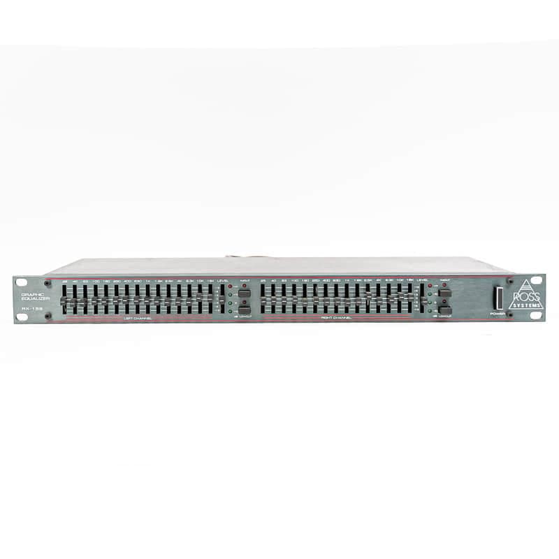 Ross RX-15S 15-Band Dual 2-Channel Graphic EQ Rackmount Stereo Equalizer