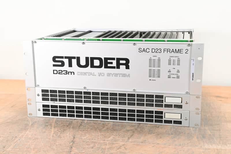 Studer D23m I/O System w/ A-Link HD Card, Fan Module, and Filter Module CG01BZQ