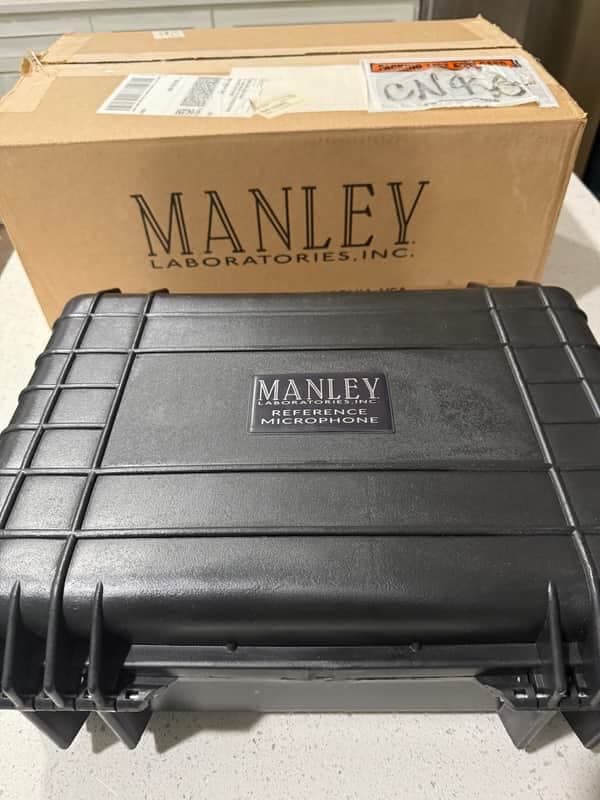 Manley Labs Reference Cardioid Large Diaphragm Tube and Condenser Microphone Black