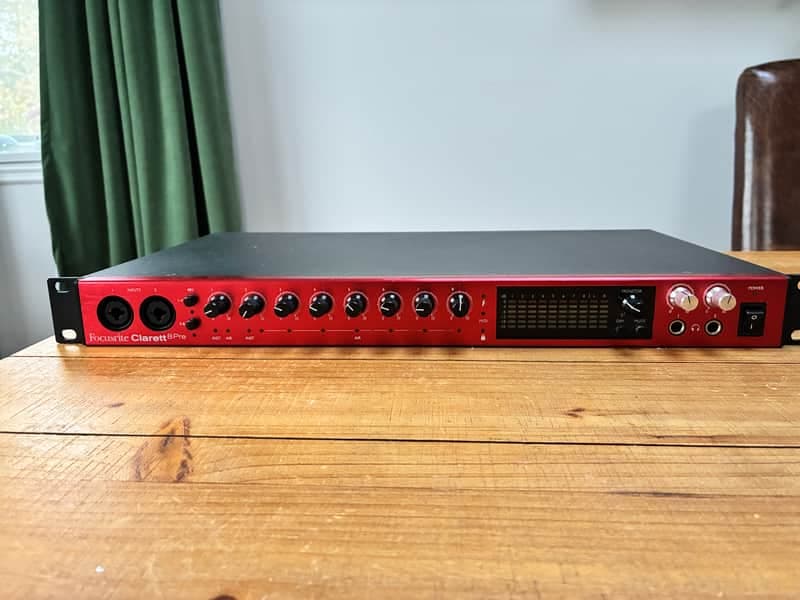 Focusrite Clarett 8Pre Thunderbolt Audio Interface 2010s - Red