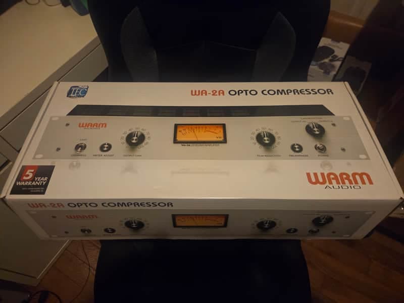 Brand New In Box!!! Warm Audio WA-2A Opto Compressor Gray