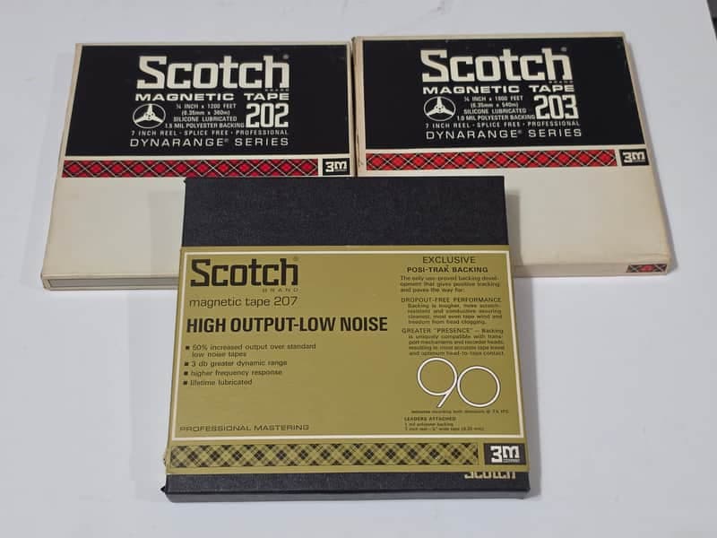 Scotch 3M - 7" reel magnetic tapes