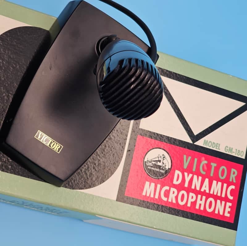 ☆Vintage 1970s Victor GM-180 Dynamic Microphone - RCA Victor Company in Japan Shure