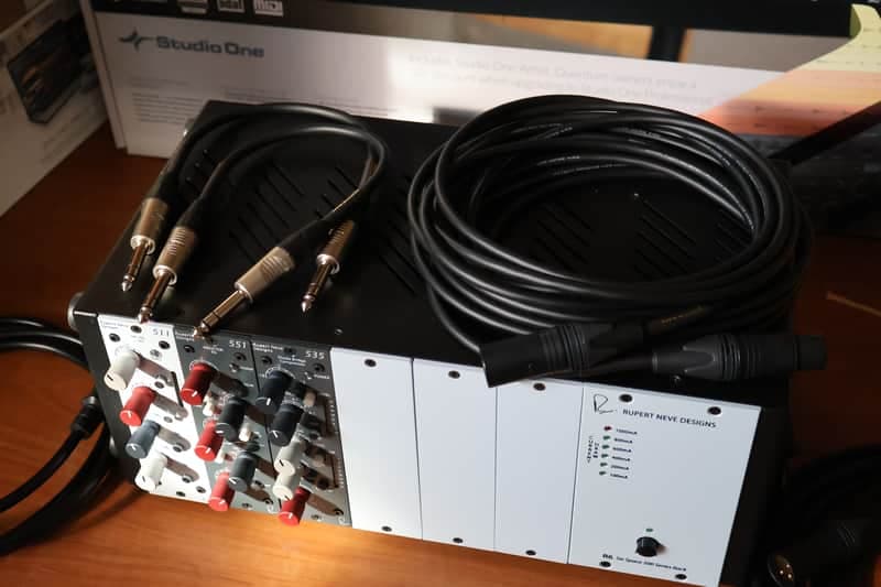 Rupert Neve Designs R6 6-slot 500 Series Chassis Channel Strip Bundle 2023-2024 - White, Black.