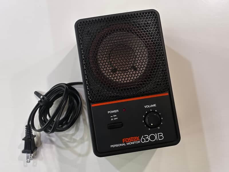 Vintage Fostex 6301B Personal Monitor Made in Japan 6301B 80s-90s - Black