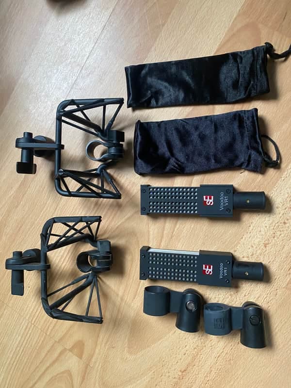 2x sE Electronics Voodoo VR1 Passive Ribbon Microphone 2010 - Present - Black