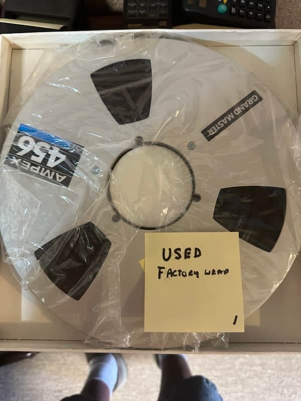 456 AMPEX 1/2” tape (USED)