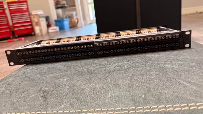 Vintage 96-Point TT/Bantam Patchbay with DB50 D-Sub Rear Connectors