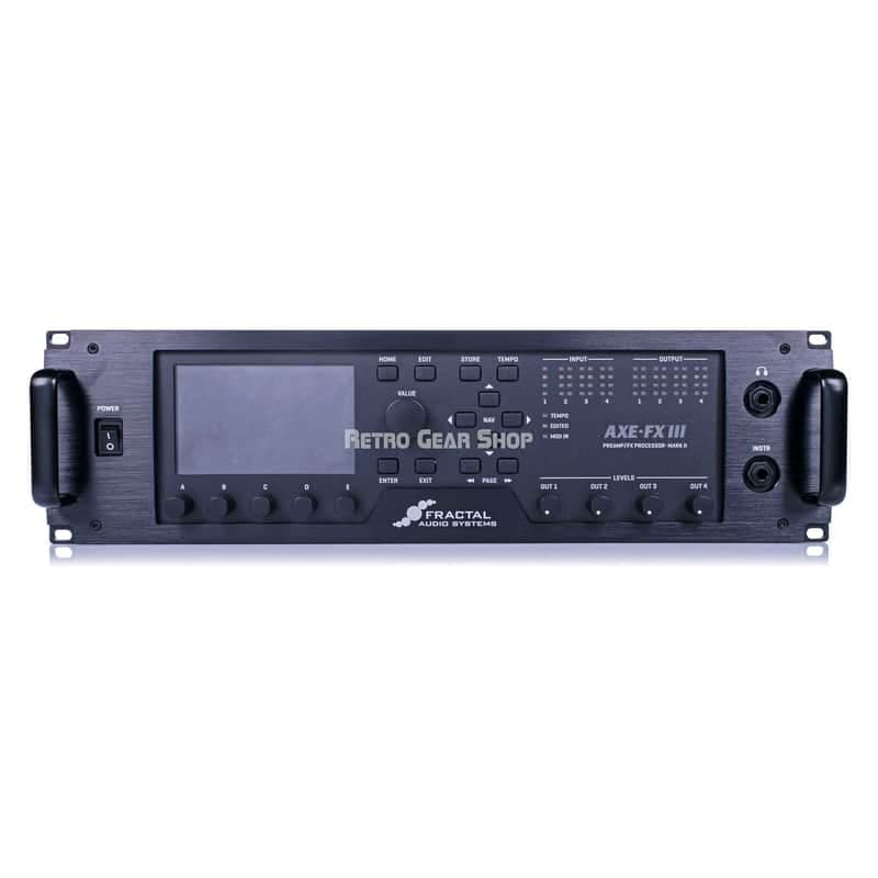 Fractal Audio Axe-Fx III Mark II Turbo Preamp & FX Processor + FC-12 Mark II Foot Controller