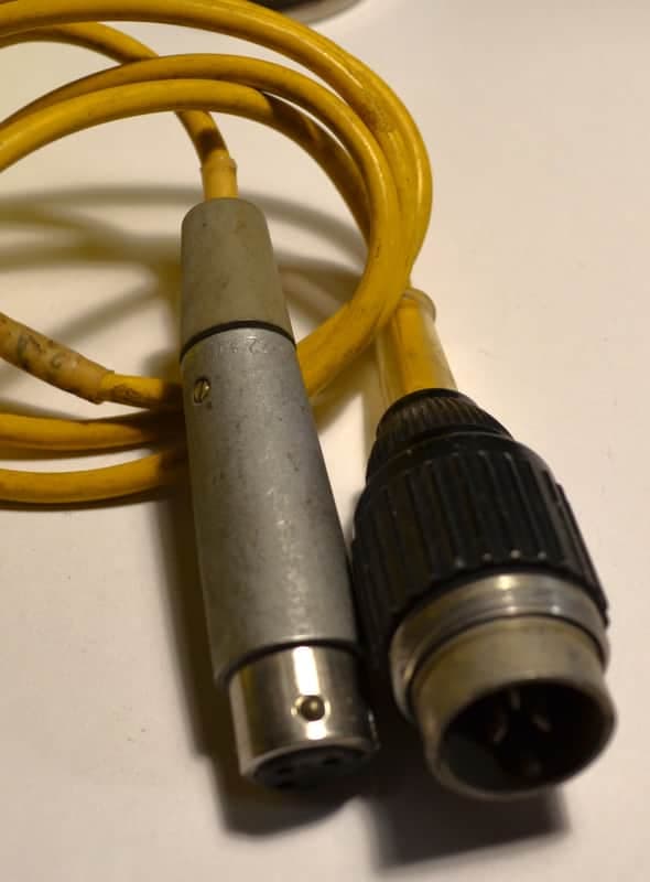 amphenol tuchel 3 pin male cable connector 60's?