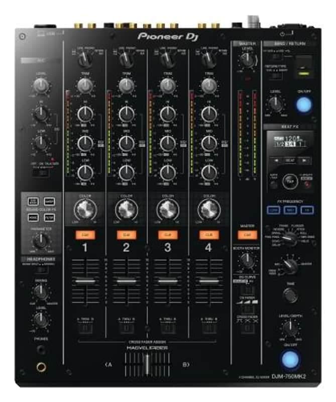 Pioneer DJ DJM-750MK2 4-Channel DJ Mixer