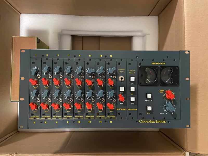 Chandler Limited Mini Rack Mixer with PSU-2 Power Supply 2010s - Blue