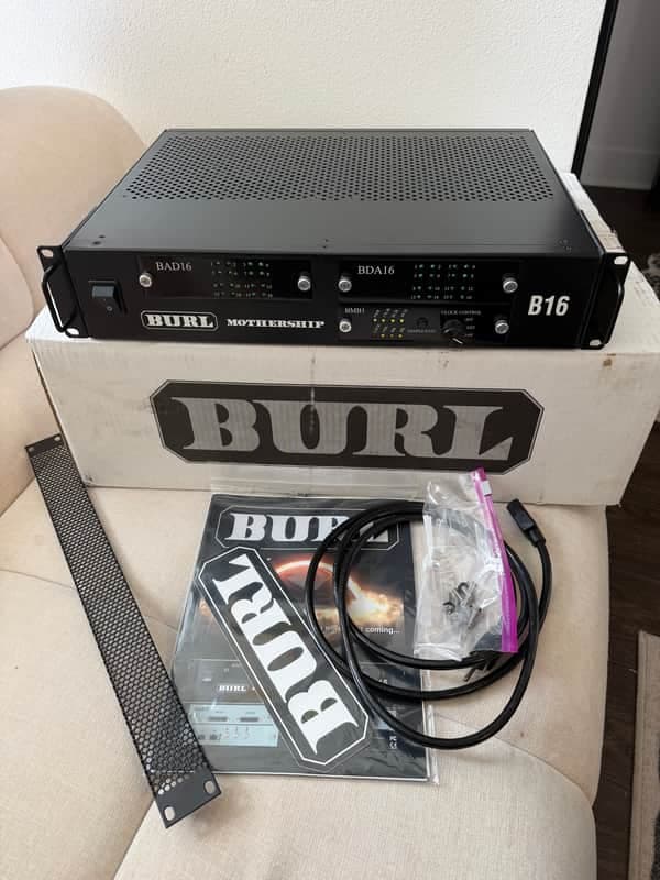 BURL Black B16 Mothership 3, BMB1 DigiLink 16x16 for Pro Tools Original Box