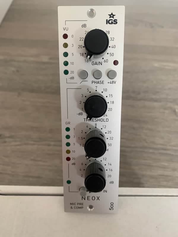 IGS Audio NEOX 500 Series Mic Pre Compressor 2024 - Silver